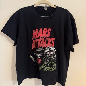 Mars Attacks Black T-Shirt